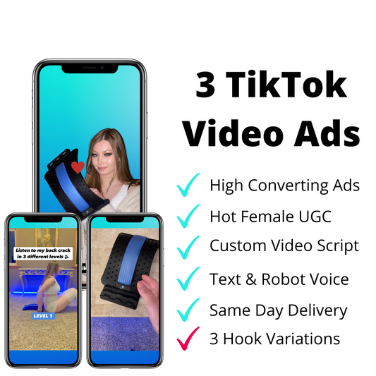 3 TikTok Video Ads 🔥